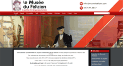 Desktop Screenshot of museedufelicien.com